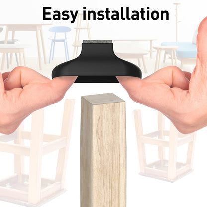Square Chair Leg Protectors for Hardwood Floors (16 Count)