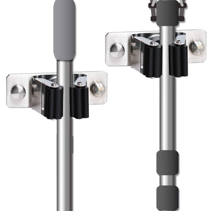 Mop and Broom Holder Wall Mount (5.9 Ounce)