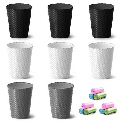 Bathroom Trash Can 8 Pack (8 Count)