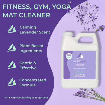 SwaytAway Fitness Mat Cleaner Concentrate Lavender (32 Fl Oz)