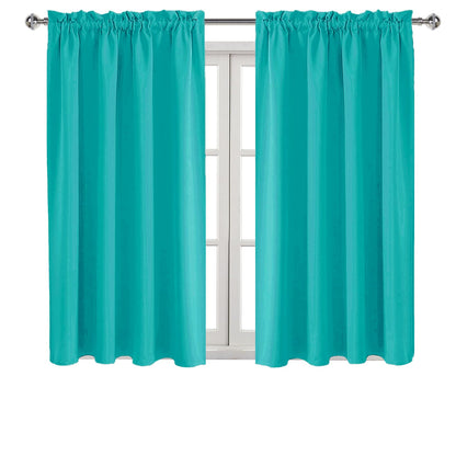 Blackout Curtains for Bedroom Living Room 52 x 45 Inch Long 2 Panels