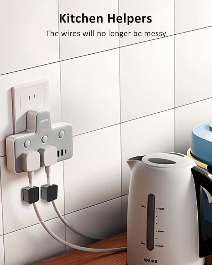 20 Pack Cord Organizer Holder, Strong Adhesive Desk Cable Management Magnetic Easy Open,Organize Phone Charging Cords Wire Holder Organizer Neatly for Home,Office,Car,Desk,Nightstand