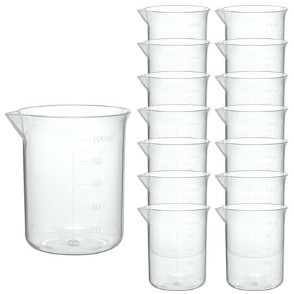 Plastic Measuring Cups (15 Count)