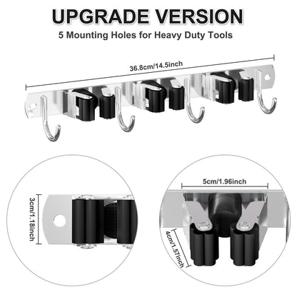 Broom Holder Wall Mount