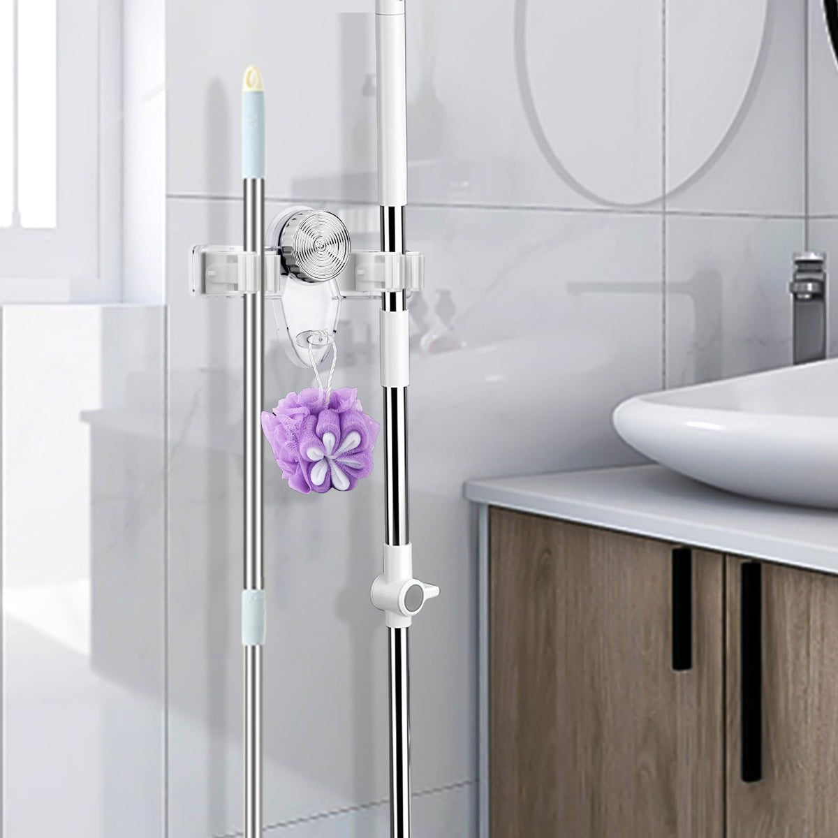 2 Pack Broom Holder Mop Hanger (2 Count)