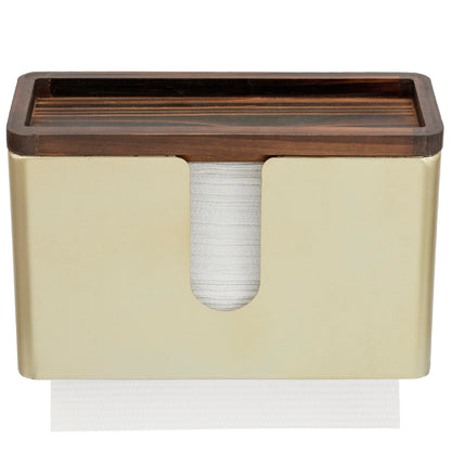 Gold Wall Mounted Paper Towel Holder