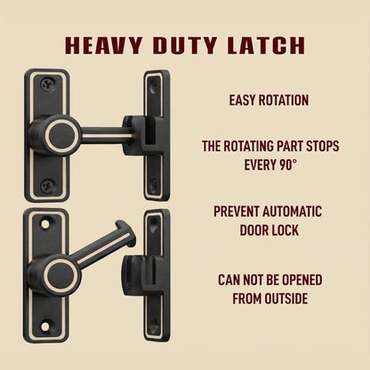 Barn Door Privacy Latch