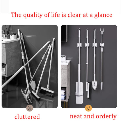 4 PCS Mop Stand Holder