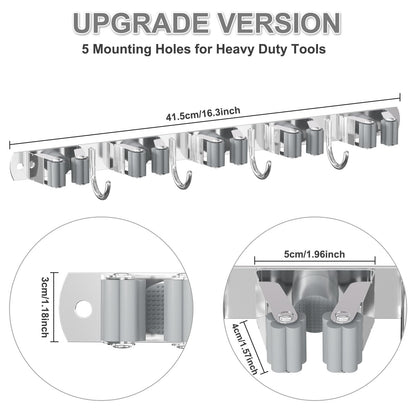 Broom Holder Wall Mount