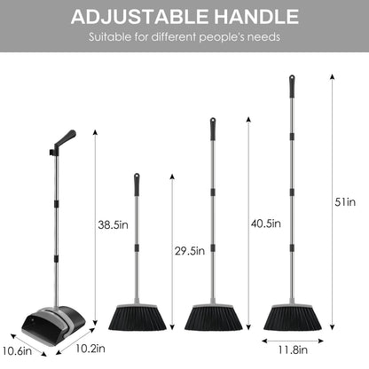 Broom and Dustpan Set for Home
