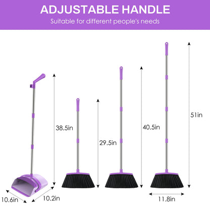 Broom and Dustpan Set for Home