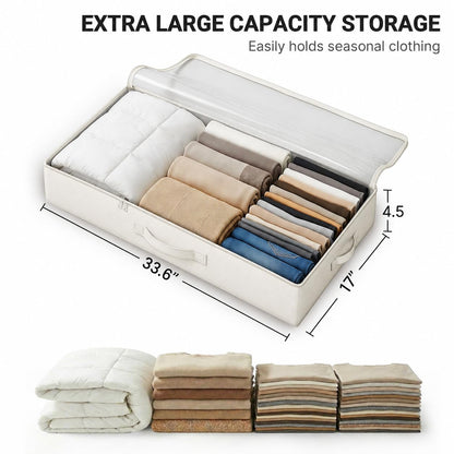 2 Pack Under Bed Storage Containers (2 Count)
