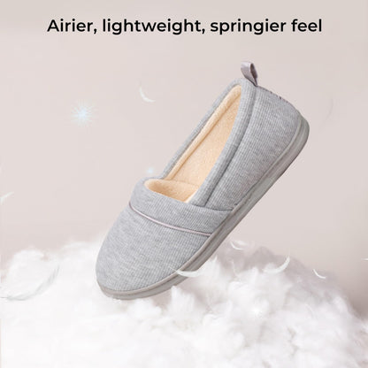 Women's Comfy Loafer Slippers House Shoes Light Gray