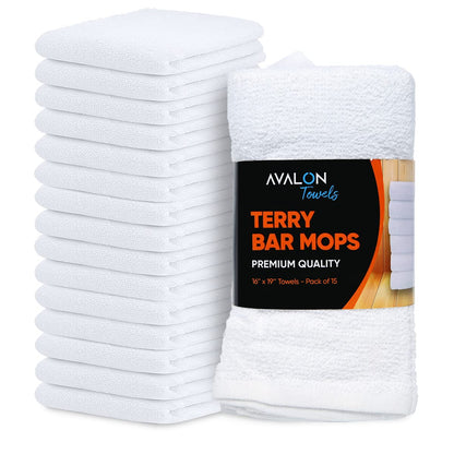Terry Bar Mop Towels (15 Count)