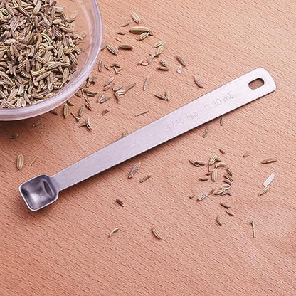 2PCS 1/16tsp(0.3ml) Tiny Measuring Spoon, Small Teaspoon for Tiny Amounts