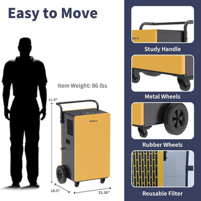 Commercial Dehumidifiers with Pump