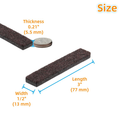 Felt Strips with Adhesive Backing for Furniture (30 Count)