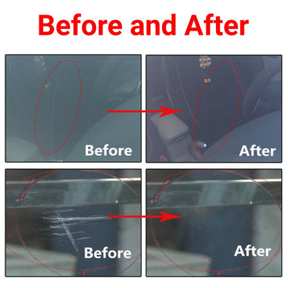 Windshield Scratch Remover Glass Polishing Kit Abrasive Discs Felt Pads for Auto Windshield Repair