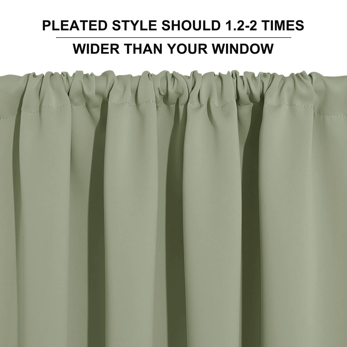 Blackout Curtains for Bedroom Living Dining Room 84 inches Long (2 Count)