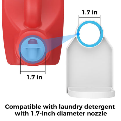 Laundry Detergent Dispenser Cup Holder & Nozzle Force