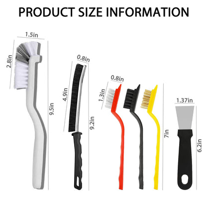 Crevice Cleaning Brush Tool (6 Count)