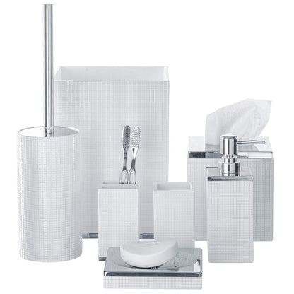 Estella White Toilet Brush Set