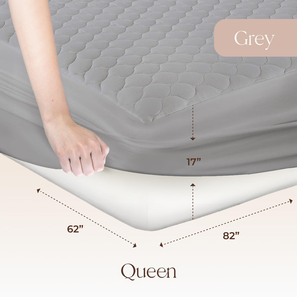 100% Cotton Organic Mattress Pad