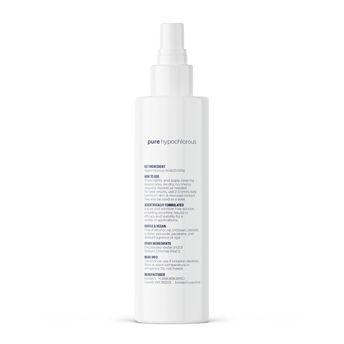 Pure Hypochlorous Acid Spray and Cleanser (8.5 Fl Oz)