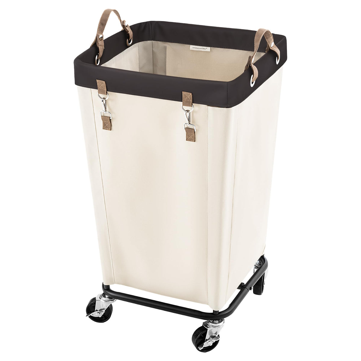 110L Laundry Basket with Wheels