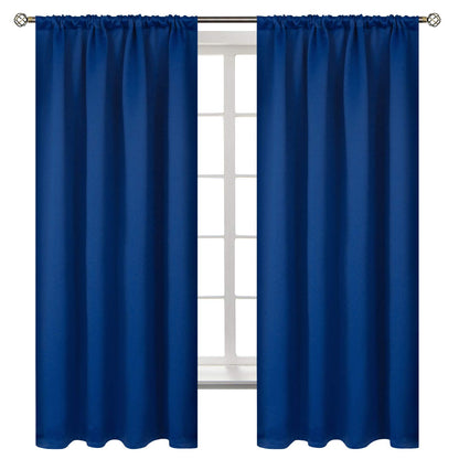 Blackout Curtains 63 Inches Long for Bedroom