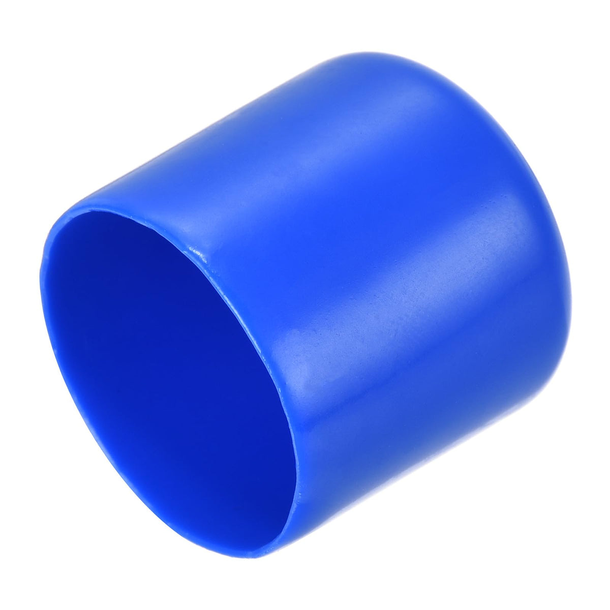 20pcs Rubber End Caps 26mm ID Vinyl Round Tube Bolt Cap Cover Screw Thread Protectors Blue