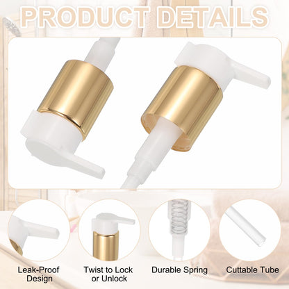 4 Pcs Soap Dispenser Pump Heads (4 Count)