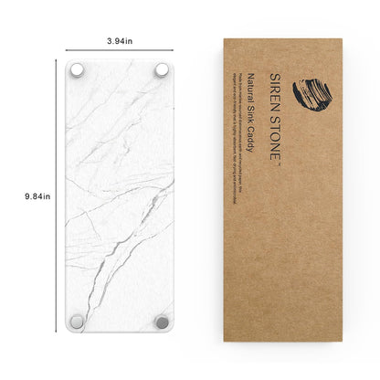 Premium White Squared Sink Caddy