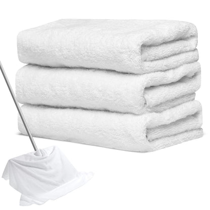 3 Pcs Extra Large Microfiber Cleaning Cloth 30" x 20" Washable Reusable Microfiber Towel Streak Free Lint Free Cloth for Cleaning Home Glass Office Window Bathrooms