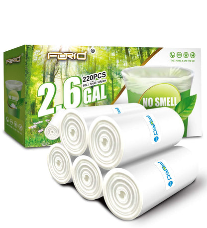Small Clear Trash Bags (220 Count)