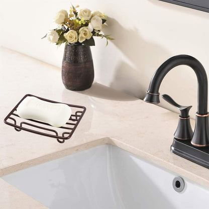 Bar Soap Dish Holder for Shower Bathroom Stainless Steel Rust Proof Self Draining (2 Count)