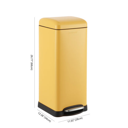 Betty 8 Gal Step Trash Can Soft