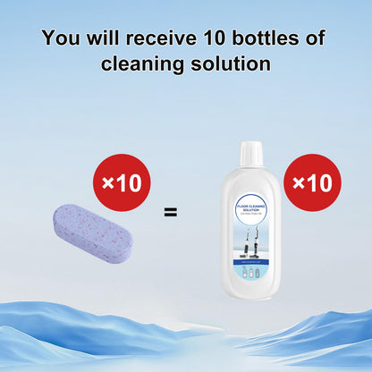 10 Bottles Compatible with Tineco Cleaning Solution Pet 500ml Per Bottle Lavender Scents Floor Cleaner Compatible with All Robot Vacuums with Mopping and Cordless Wet (169 Ounce)