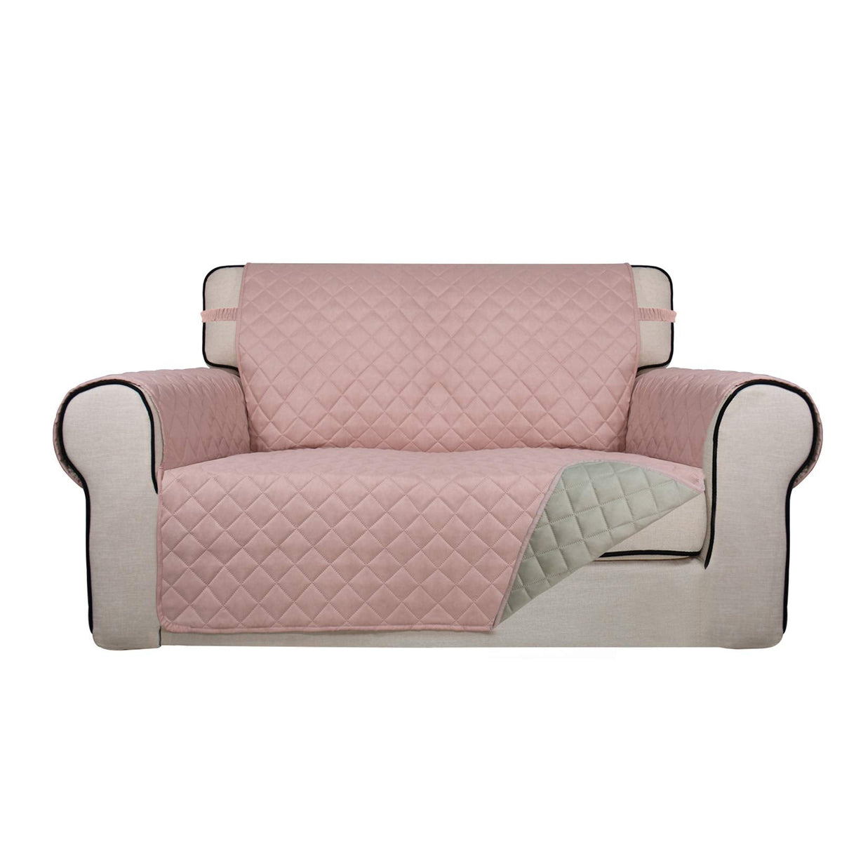 Reversible Quilted Couch Covers for Dogs Loveseat Sofa Cover 46.5”