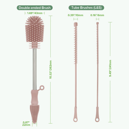 Silicone Cleaning Brush Kit