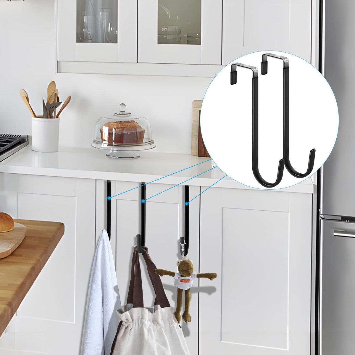 Over the Door Hooks (6 Count)