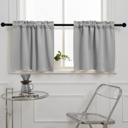 Light Grey Cafe Curtain