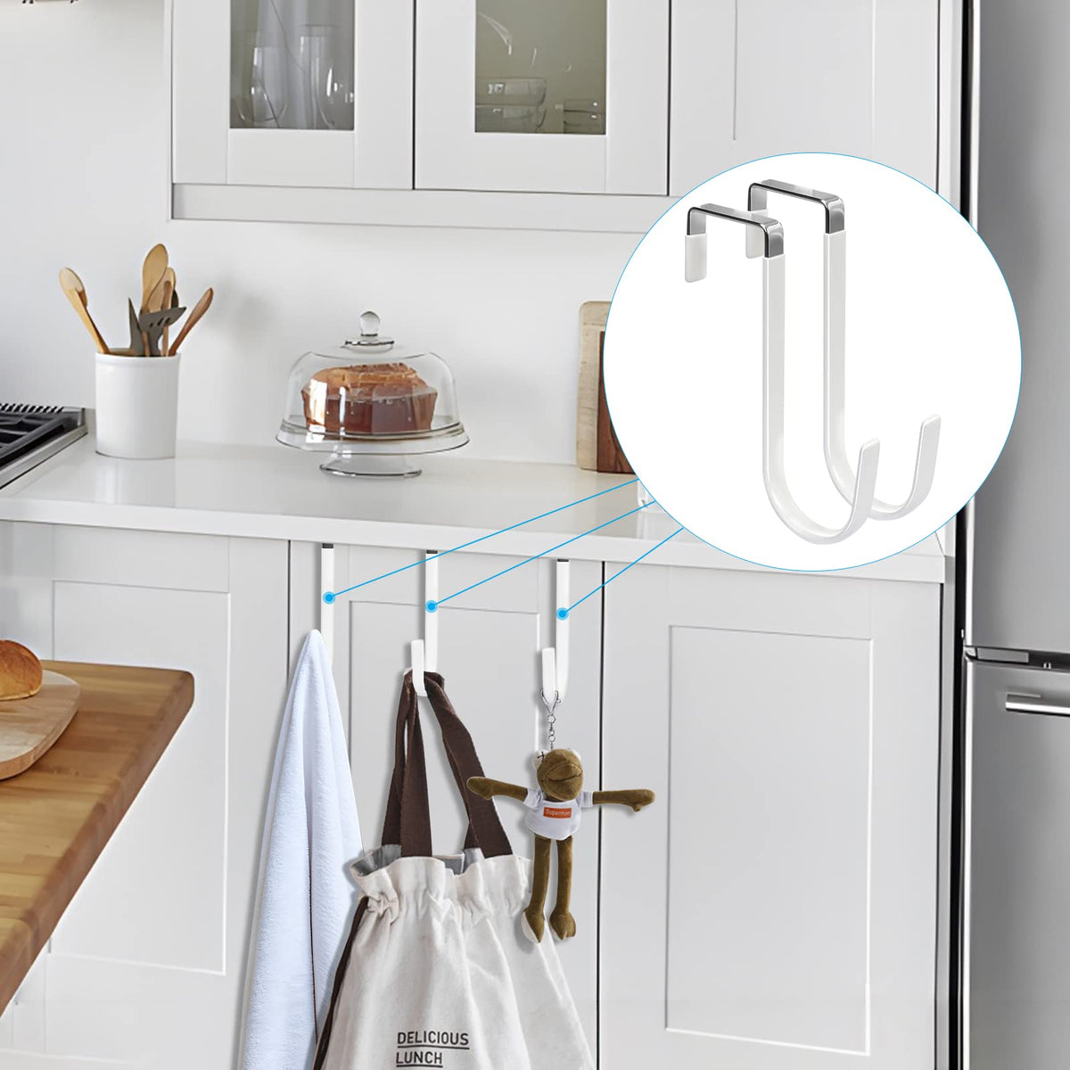 Over the Door Hooks (6 Count)