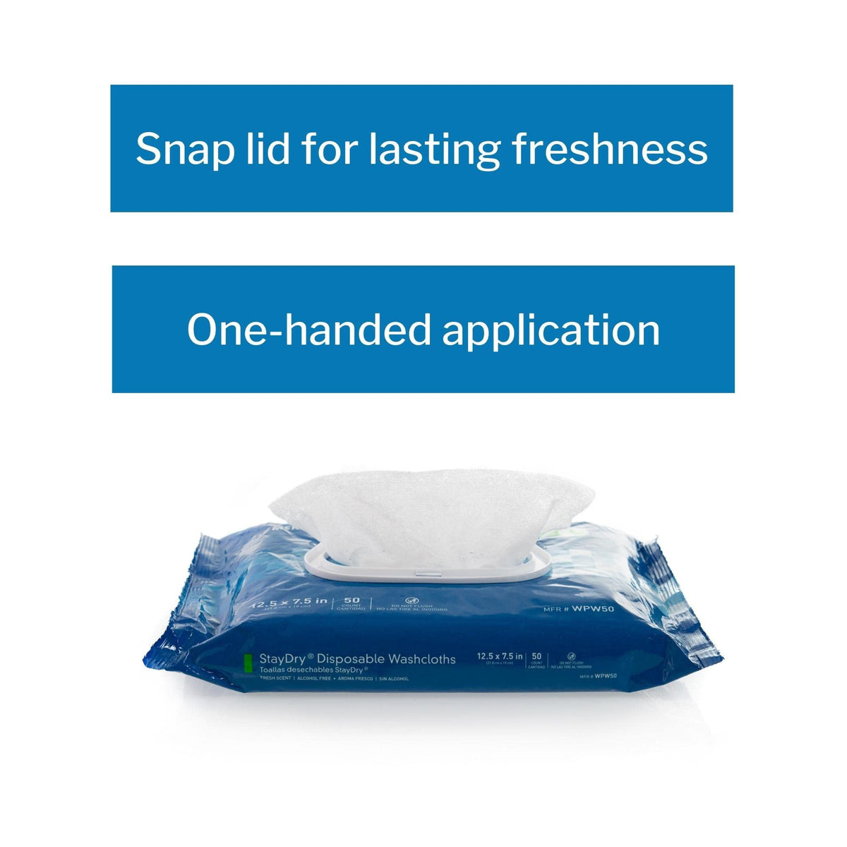 StayDry Disposable Wipe 6 Pack (300 Count)