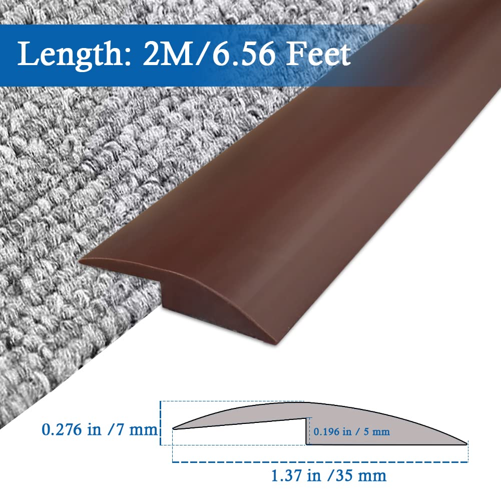 Carpet Transition Strip Self Adhesive Floor Transition Strip (6.56 Foot)