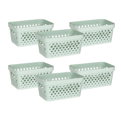 Plastic Baskets for Organizing (6 Count)