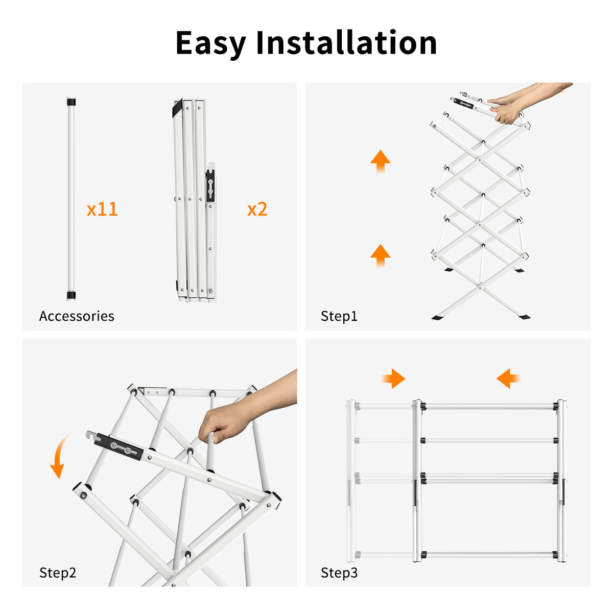 3 Tier Clothes Drying Rack