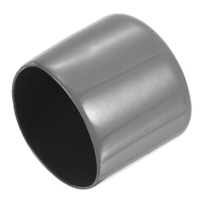 20pcs Rubber End Caps 35mm ID Vinyl Cap Cover Screw Protectors Dark Grey