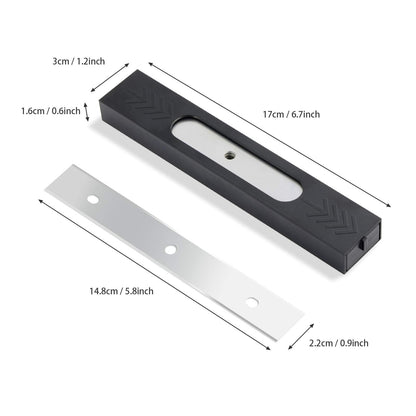 6 inch Razor Blades Paint Scraper Replacement Stainless Steel Blades for Window Scrapers