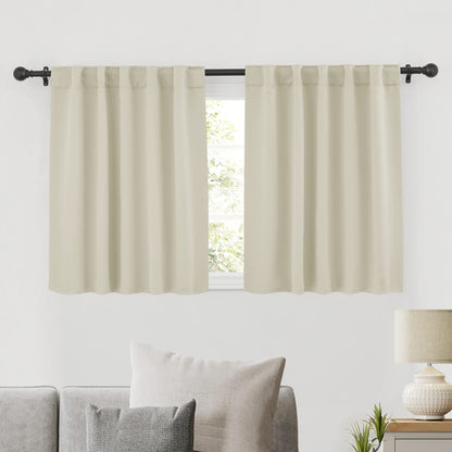 Privacy Bathroom Curtains (2 Count)